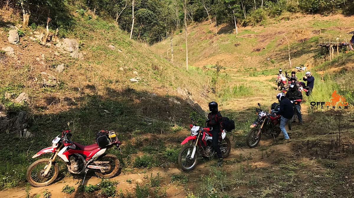 Vietnam off-road motorbike tours of Northeast area